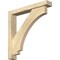 Ekena Millwork Imperial Block Rough Sawn Bracket w/ Offset Brace, Douglas Fir, 4"W x 24"D x 24"H BKT0402X24X24IMP05RDF - alternate 1